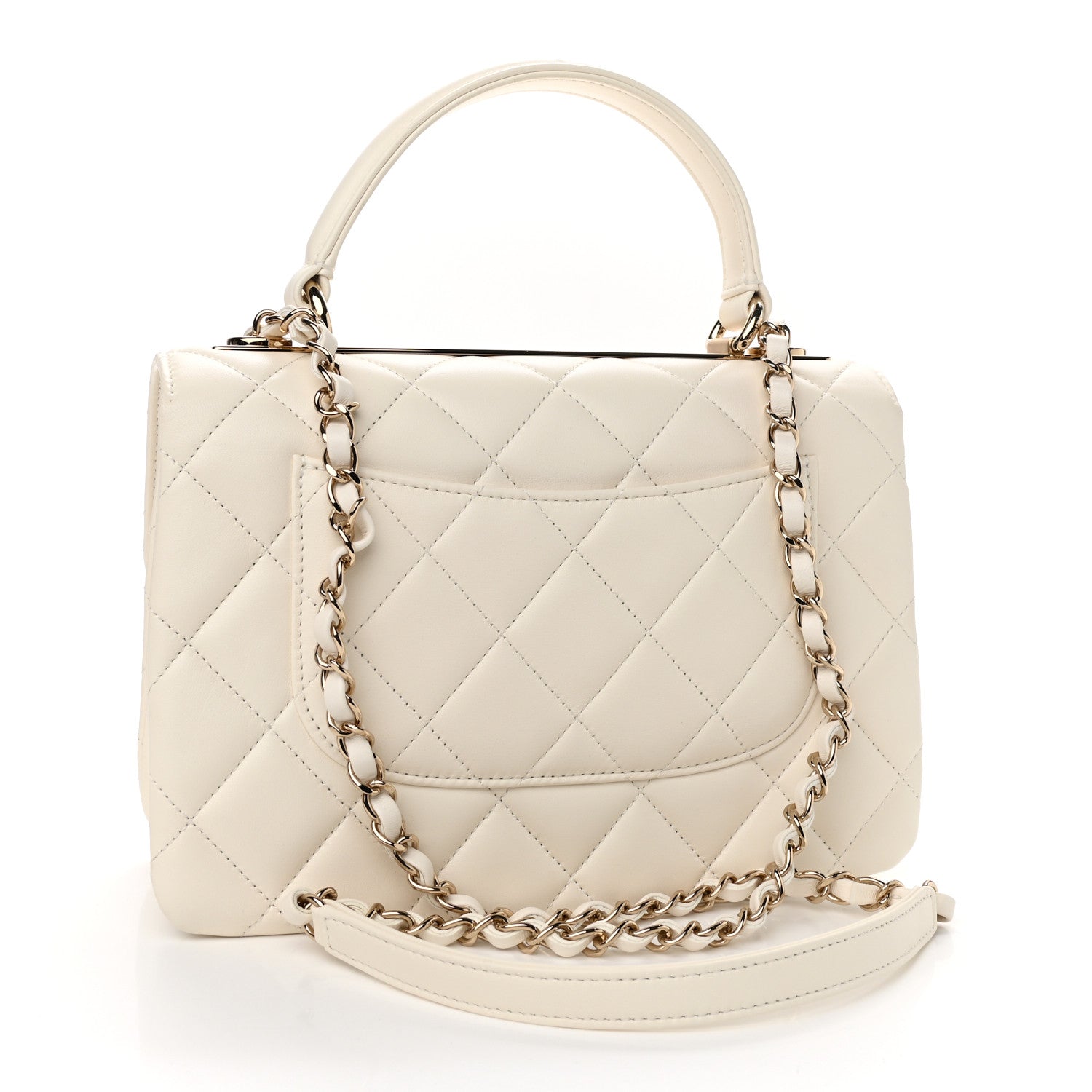 Chanel QUILTED LAMBSKIN TRENDY Flap Bag - Rovelle Bags