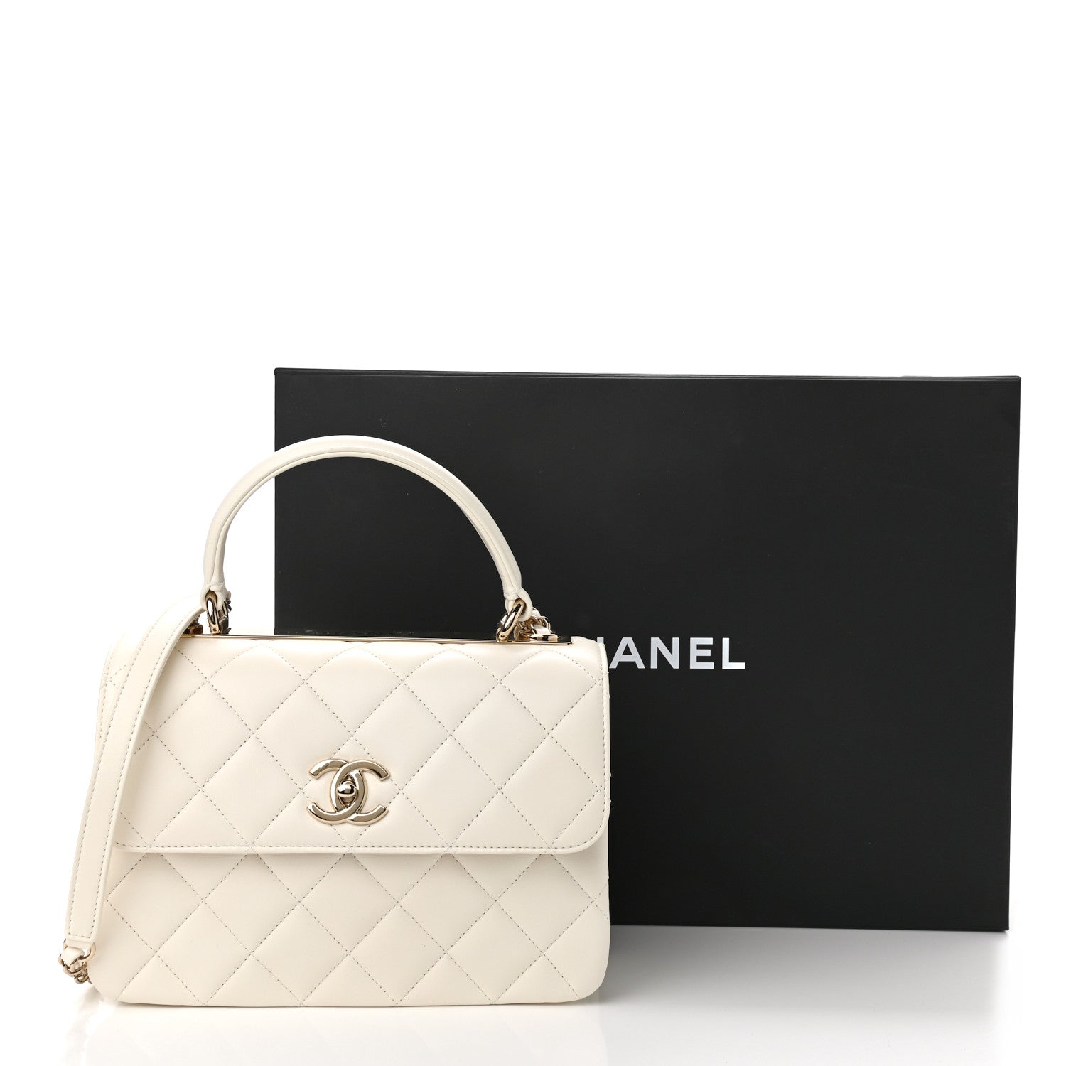Chanel QUILTED LAMBSKIN TRENDY Flap Bag - Rovelle Bags