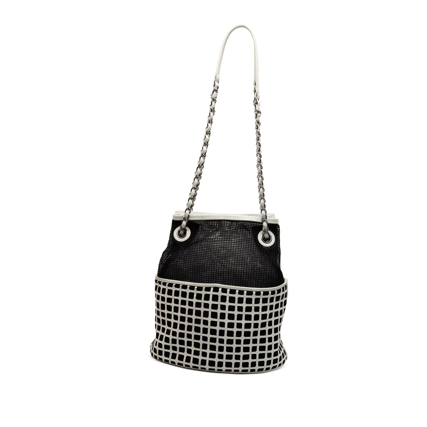Chanel CC Mesh and Calfskin Bucket Bag