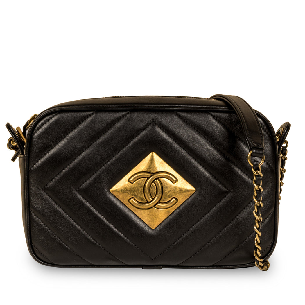 Chanel Boy Lambskin Black Crossbody Lambskin