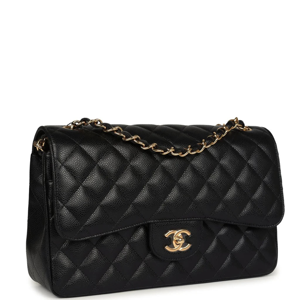 Chanel CAVIAR QUILTED CLASSIC Flap Bag - Rovelle Bags