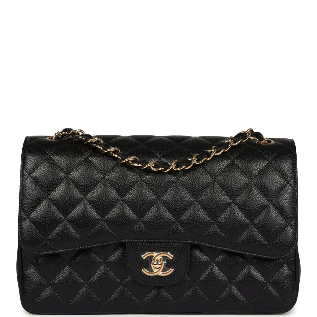 Chanel CAVIAR QUILTED CLASSIC Flap Bag - Rovelle Bags