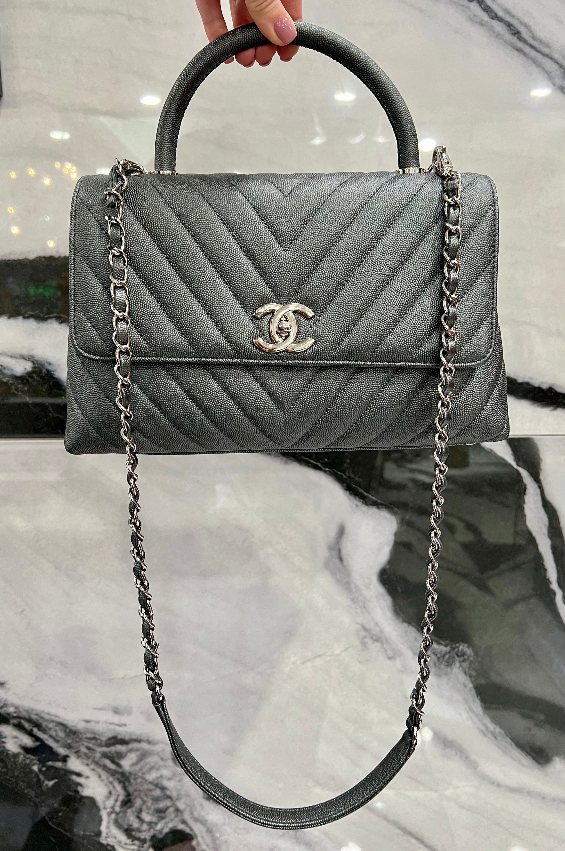 Chanel Coco Handle Handbag - Rovelle Bags