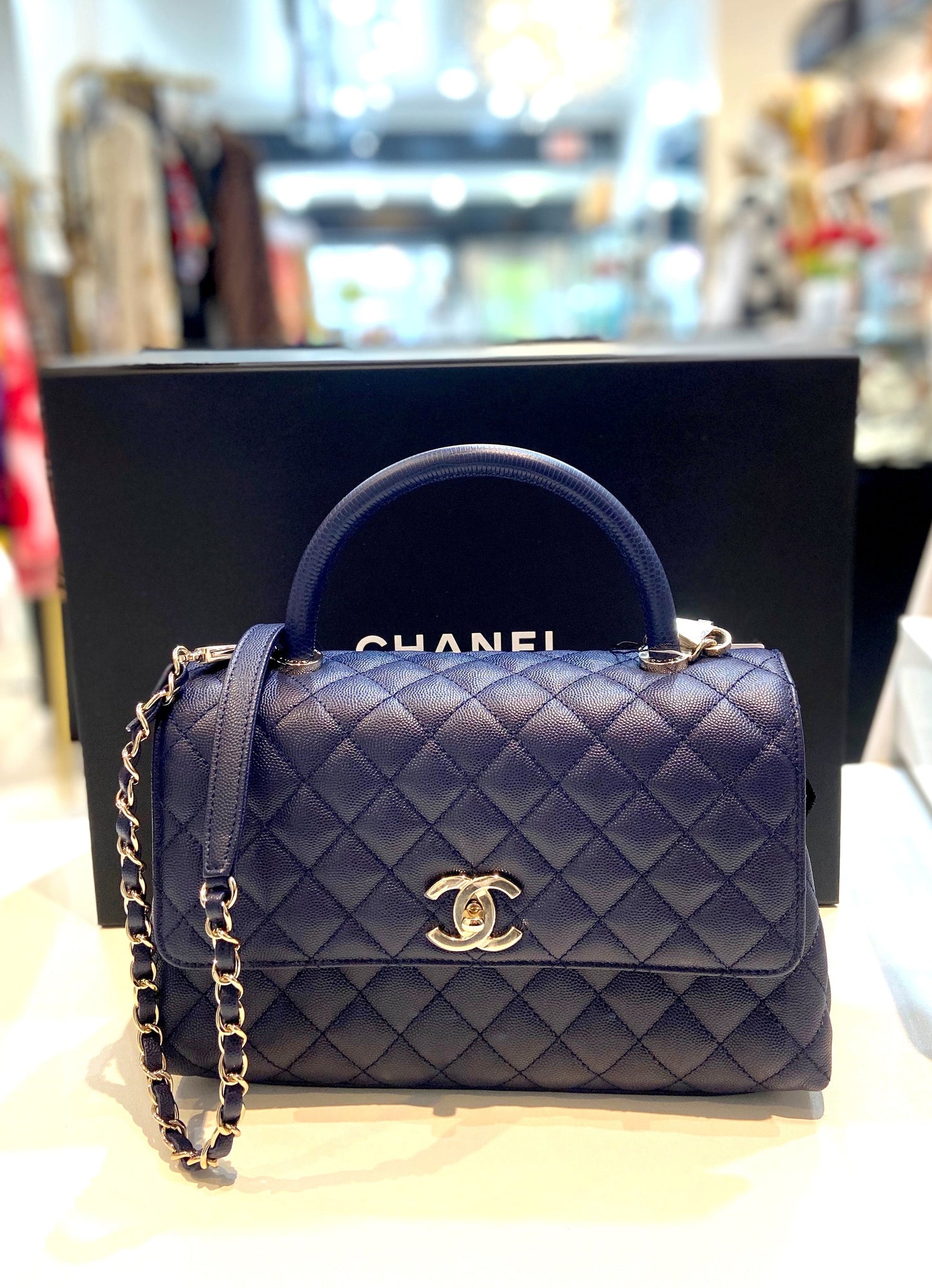 Chanel Coco Handle Flap Bag - Rovelle Bags
