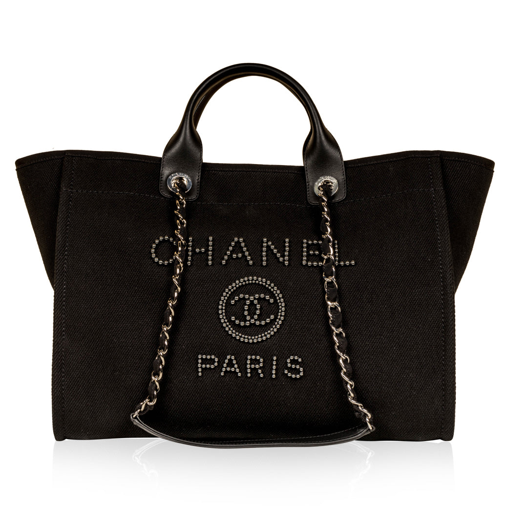 Chanel Cambon Canvas Black Tote Bag Style 4