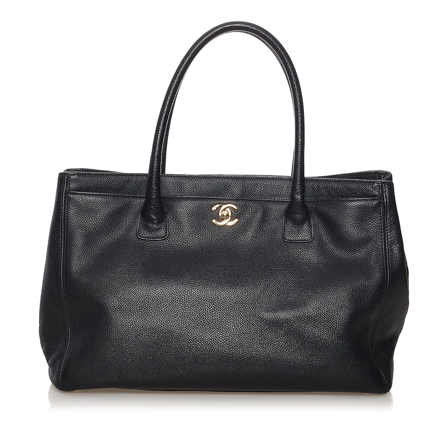 Chanel Executive Cerf Leather Tote Tote Bag - Rovelle Bags