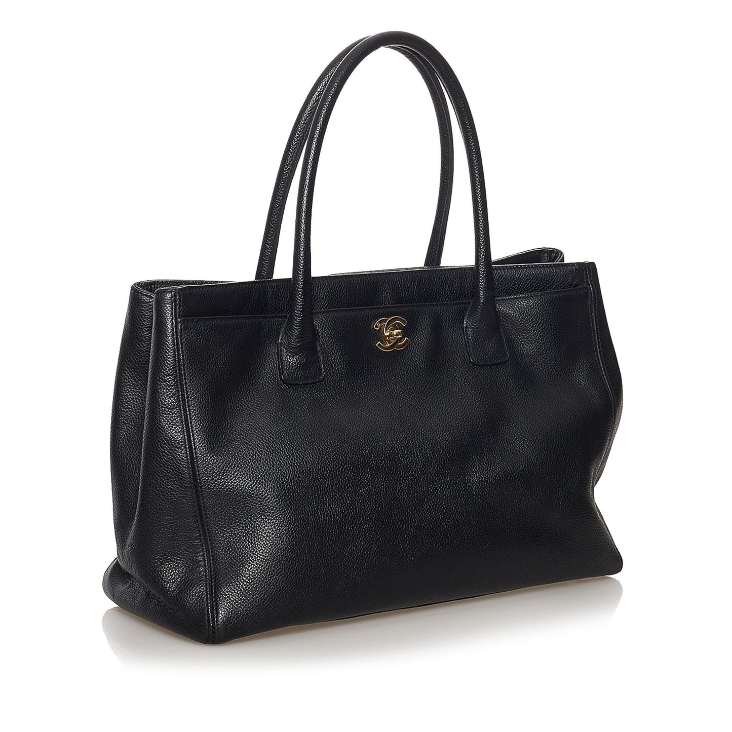 Chanel Executive Cerf Leather Tote Tote Bag - Rovelle Bags