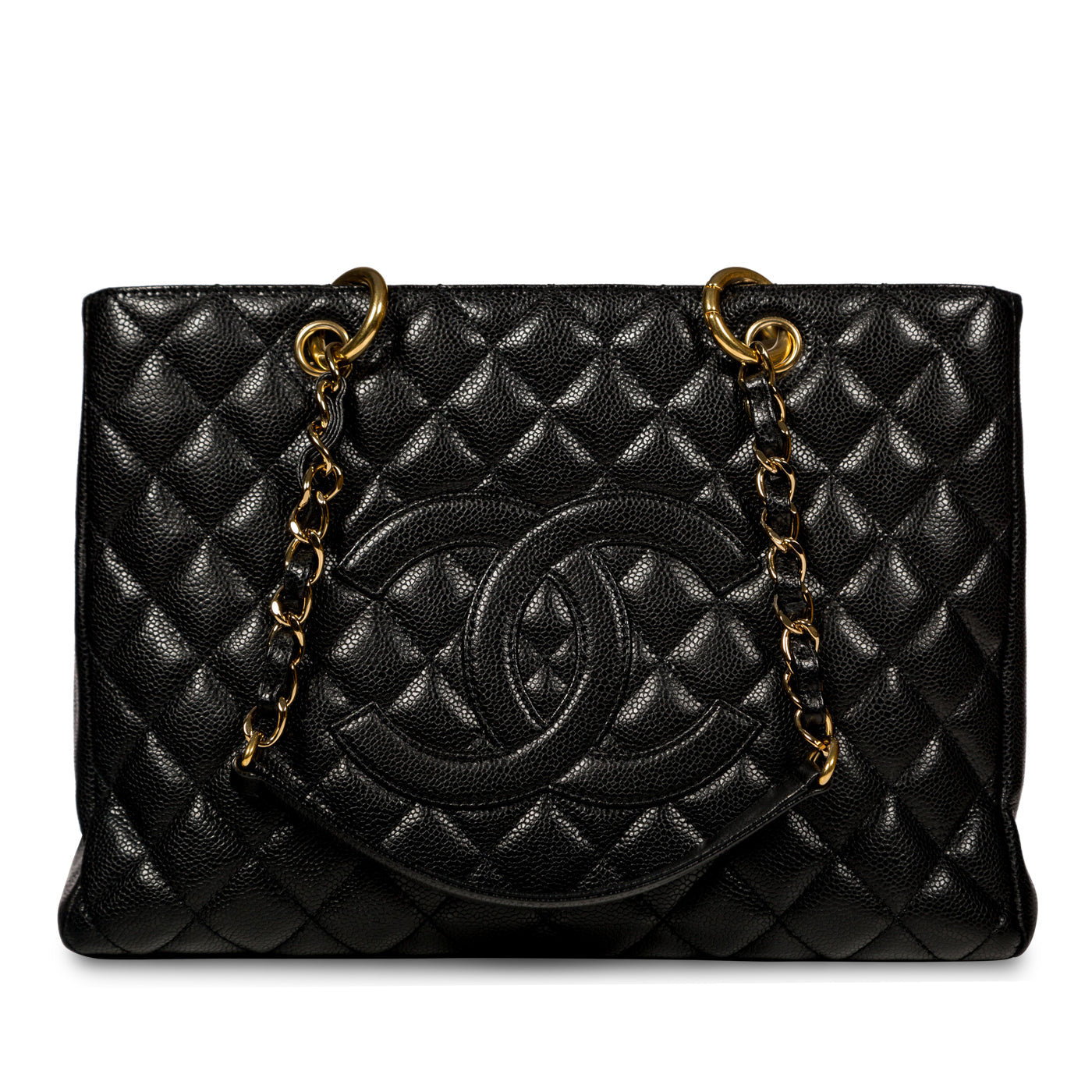 Chanel Timeless Caviar Black Tote Bag Style 6
