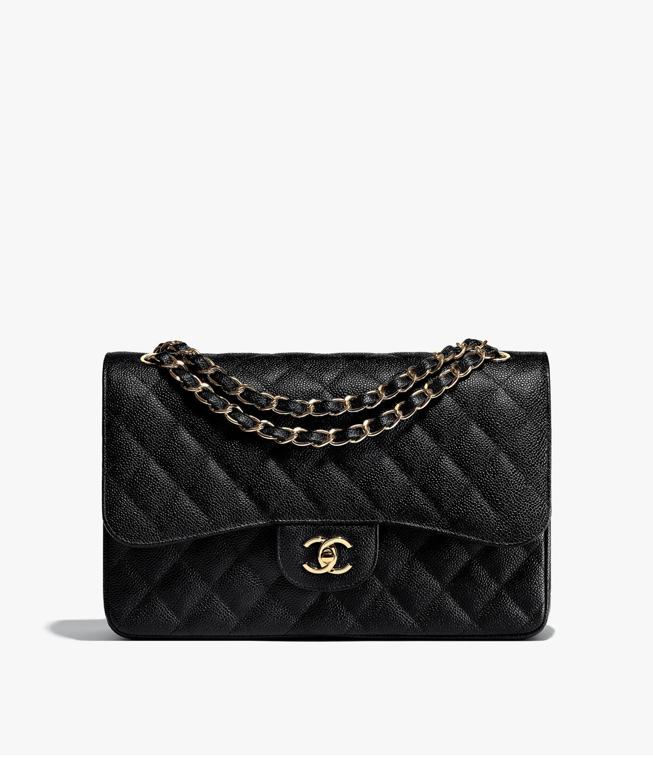 Chanel CAVIAR QUILTED JUMBO DOUBLE FLAP Flap Bag - Rovelle Bags
