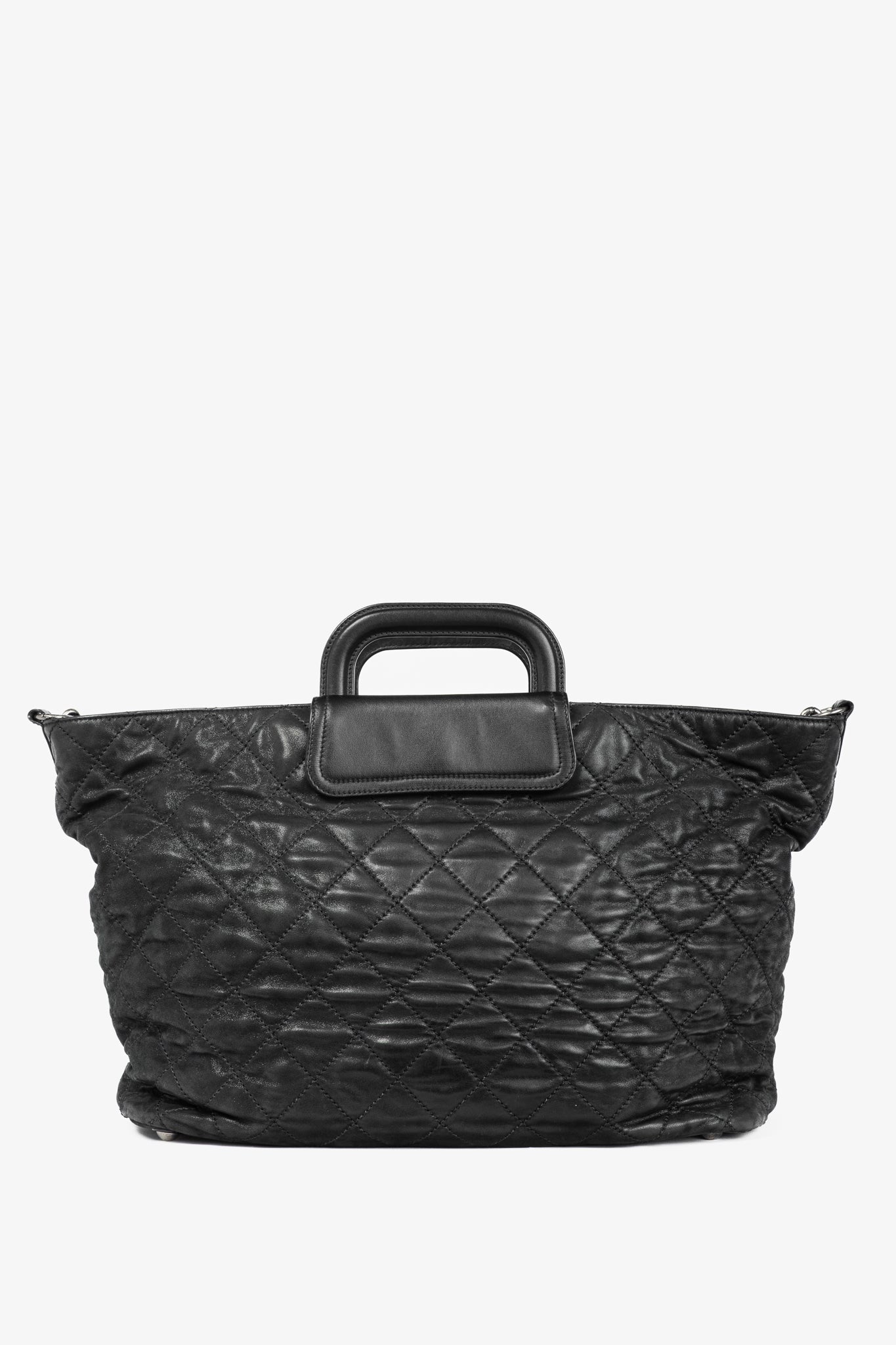 Chanel In-The-Mix Black Large Iridescent Calfskin Tote Bag - Rovelle Bags