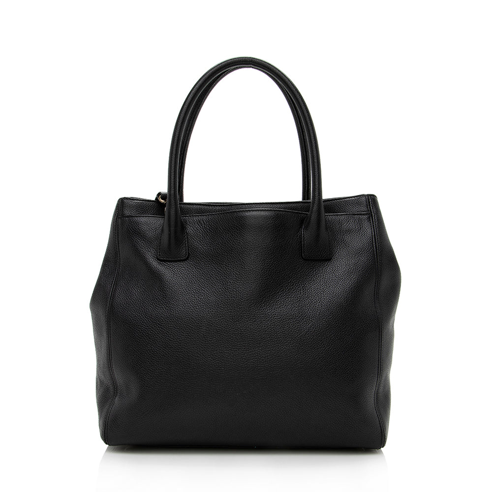 Chanel Leather Cerf Classic Executive Tall Tote Bag - Rovelle Bags