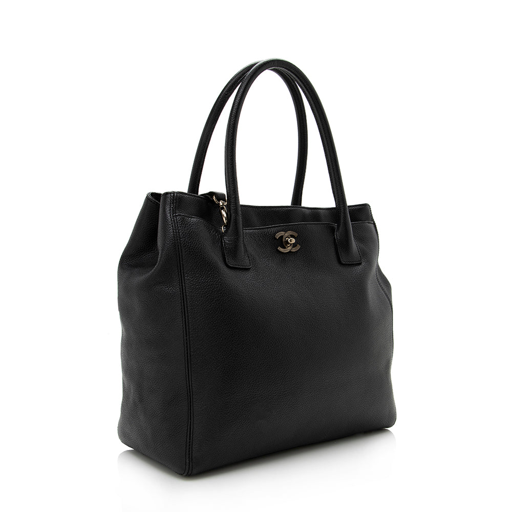 Chanel Leather Cerf Classic Executive Tall Tote Bag - Rovelle Bags