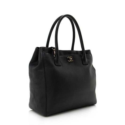 Chanel Leather Cerf Classic Executive Tall Tote Bag - Rovelle Bags