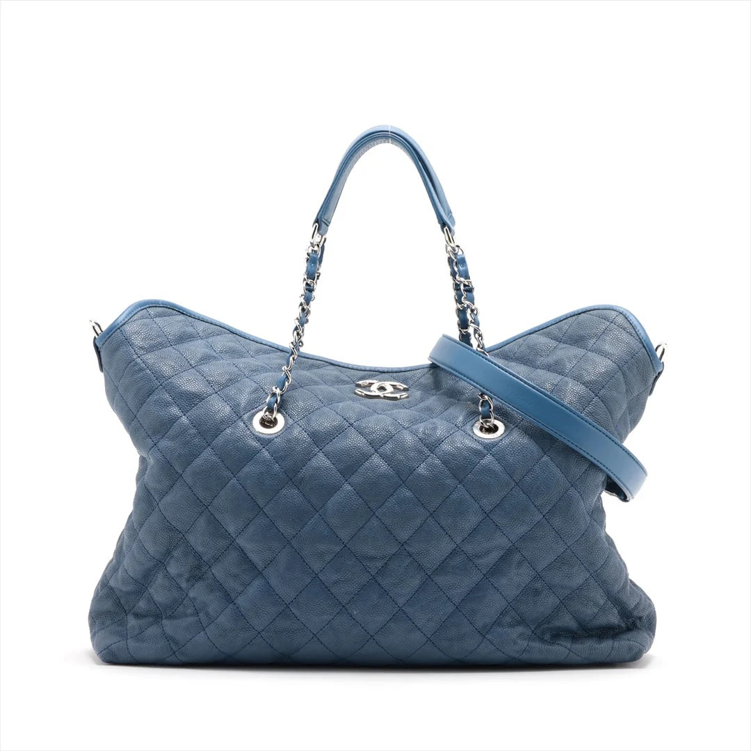 Chanel CAVIAR QUILTED FRENCH Hobo Bag - Rovelle Bags
