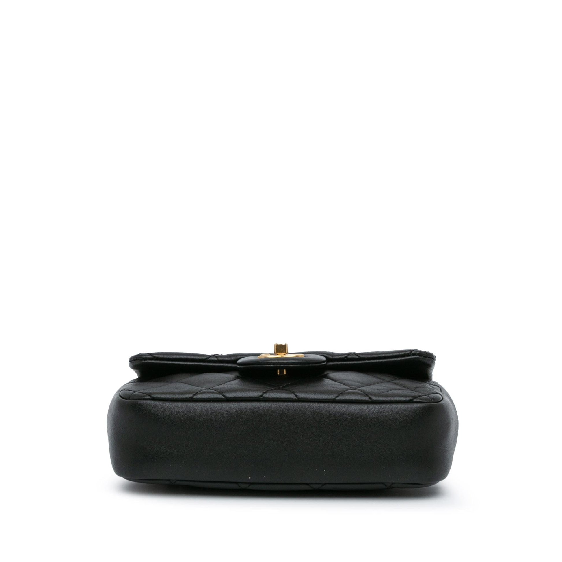 Chanel Rectangular Quilted Lambskin Crossbody Bag - Rovelle Bags