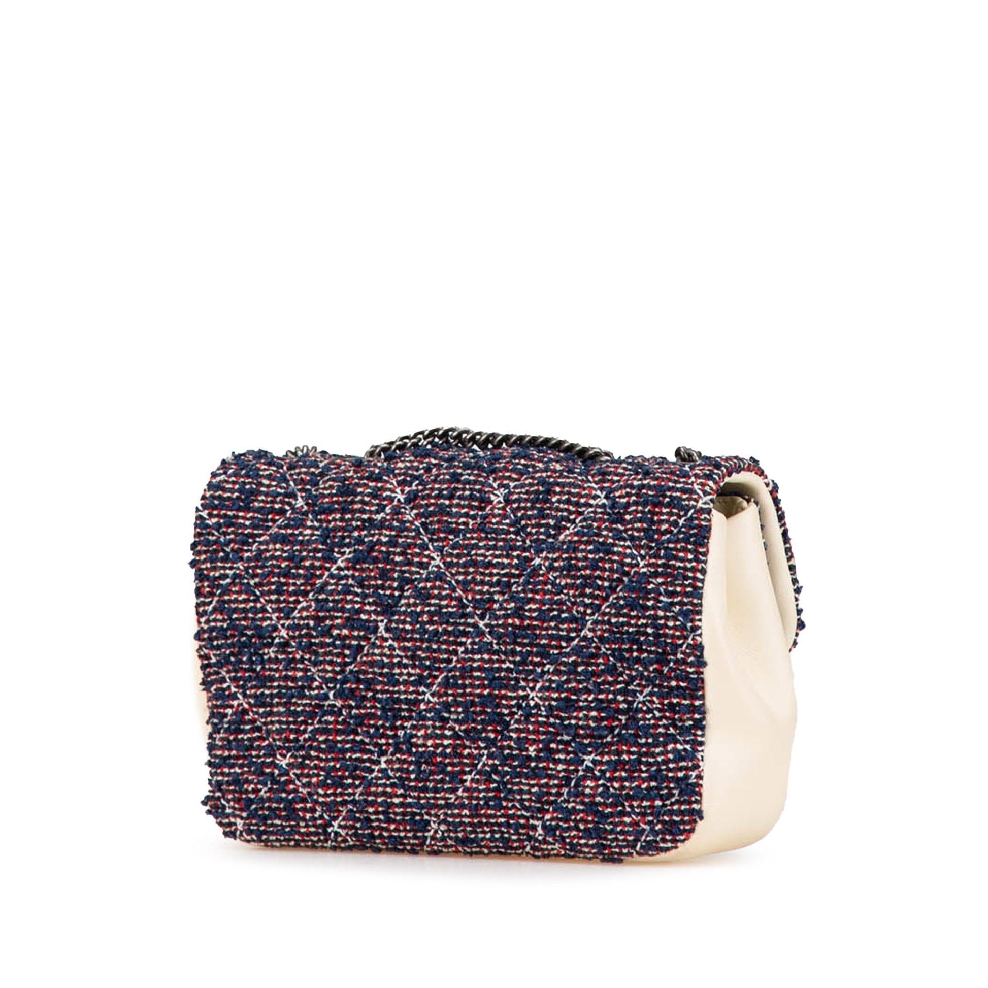 Chanel Rectangular Tweed Single Shoulder Bag - Rovelle Bags