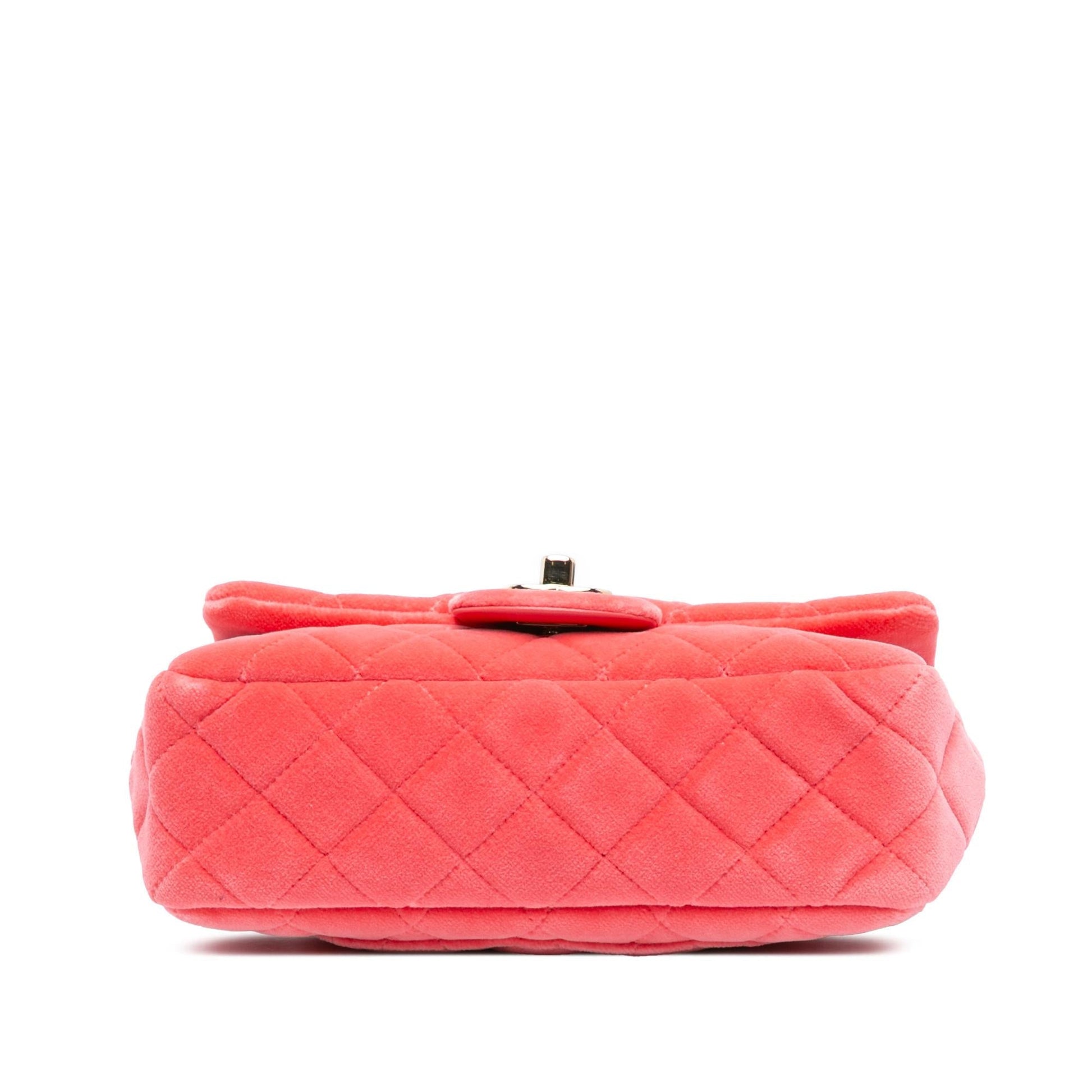 Chanel Rectangular Velvet Pearl Crossbody Bag - Rovelle Bags