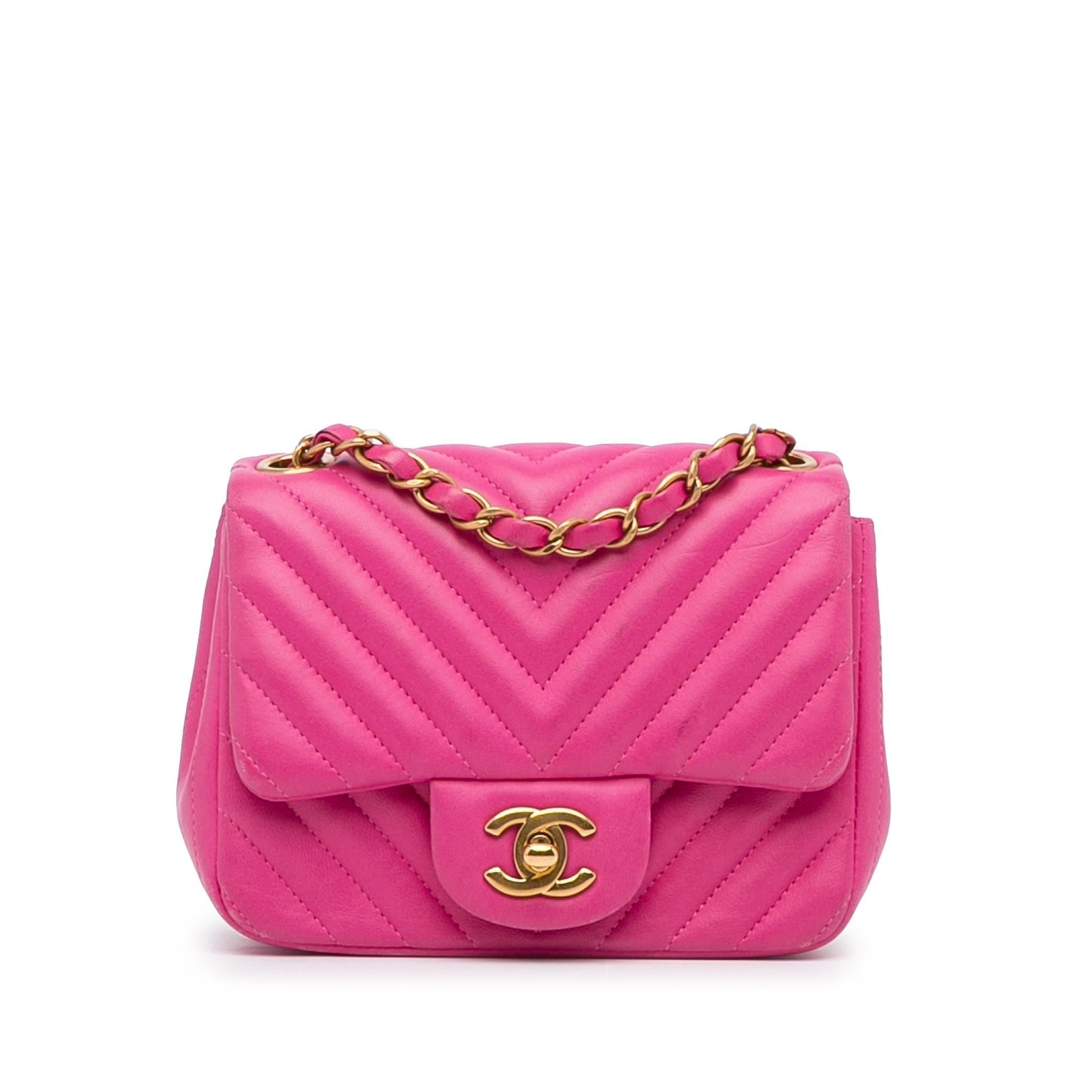 Chanel Square Classic Chevron Crossbody Bag - Rovelle Bags
