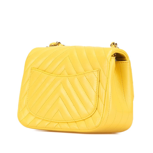 Chanel Square Classic Chevron Crossbody Bag - Rovelle Bags