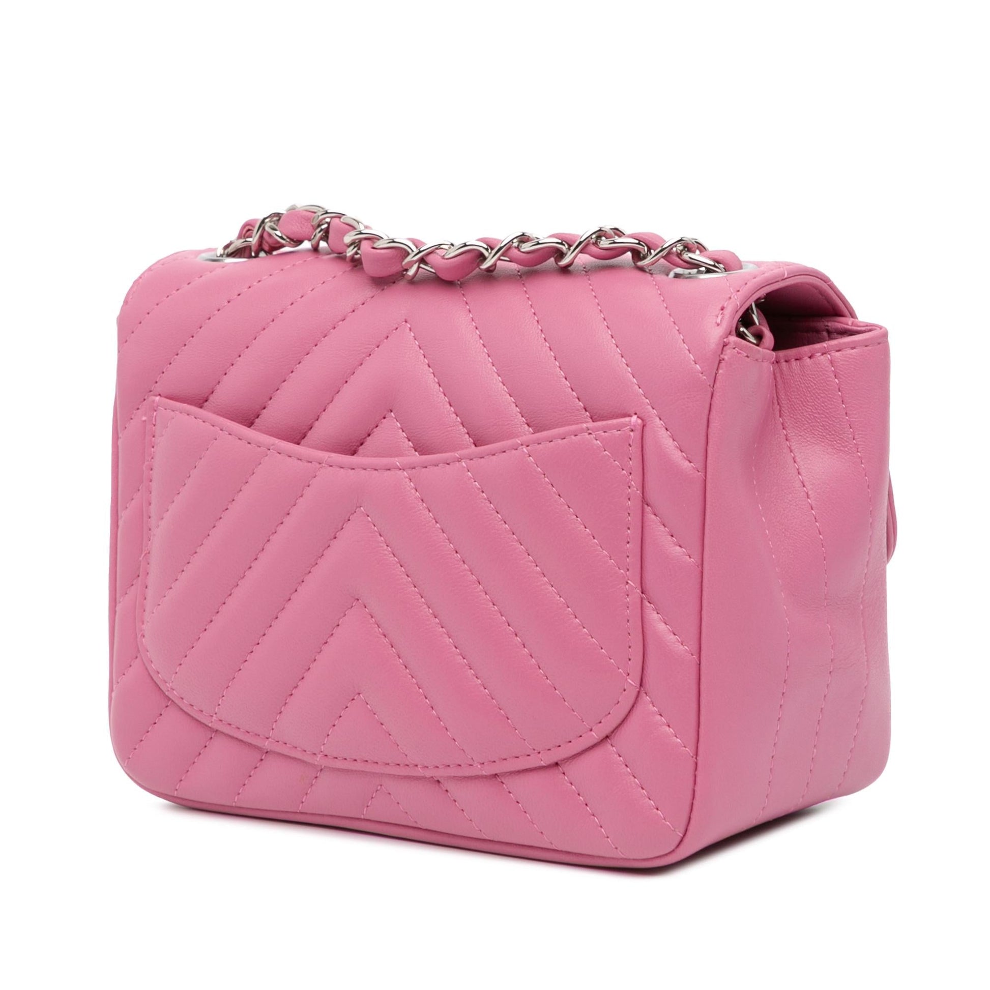 Chanel Square Classic Chevron Crossbody Bag - Rovelle Bags