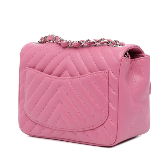 Chanel Square Classic Chevron Crossbody Bag - Rovelle Bags