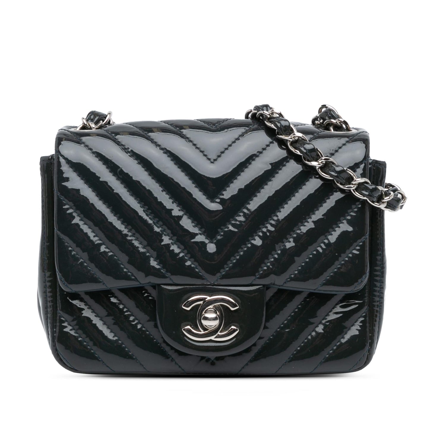Chanel Square Classic Chevron Crossbody Bag - Rovelle Bags