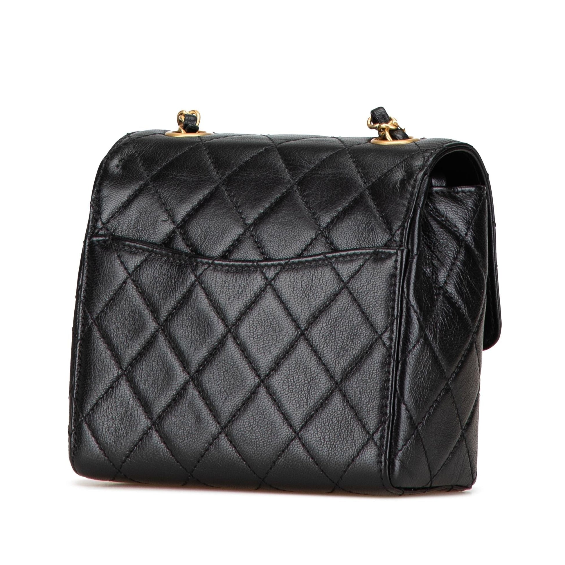 Chanel Square Classic Goatskin Crossbody Bag - Rovelle Bags