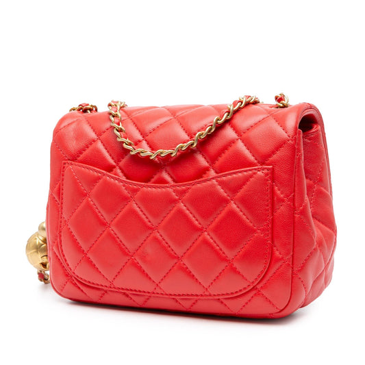 Chanel Square Classic Lambskin Crossbody Bag - Rovelle Bags