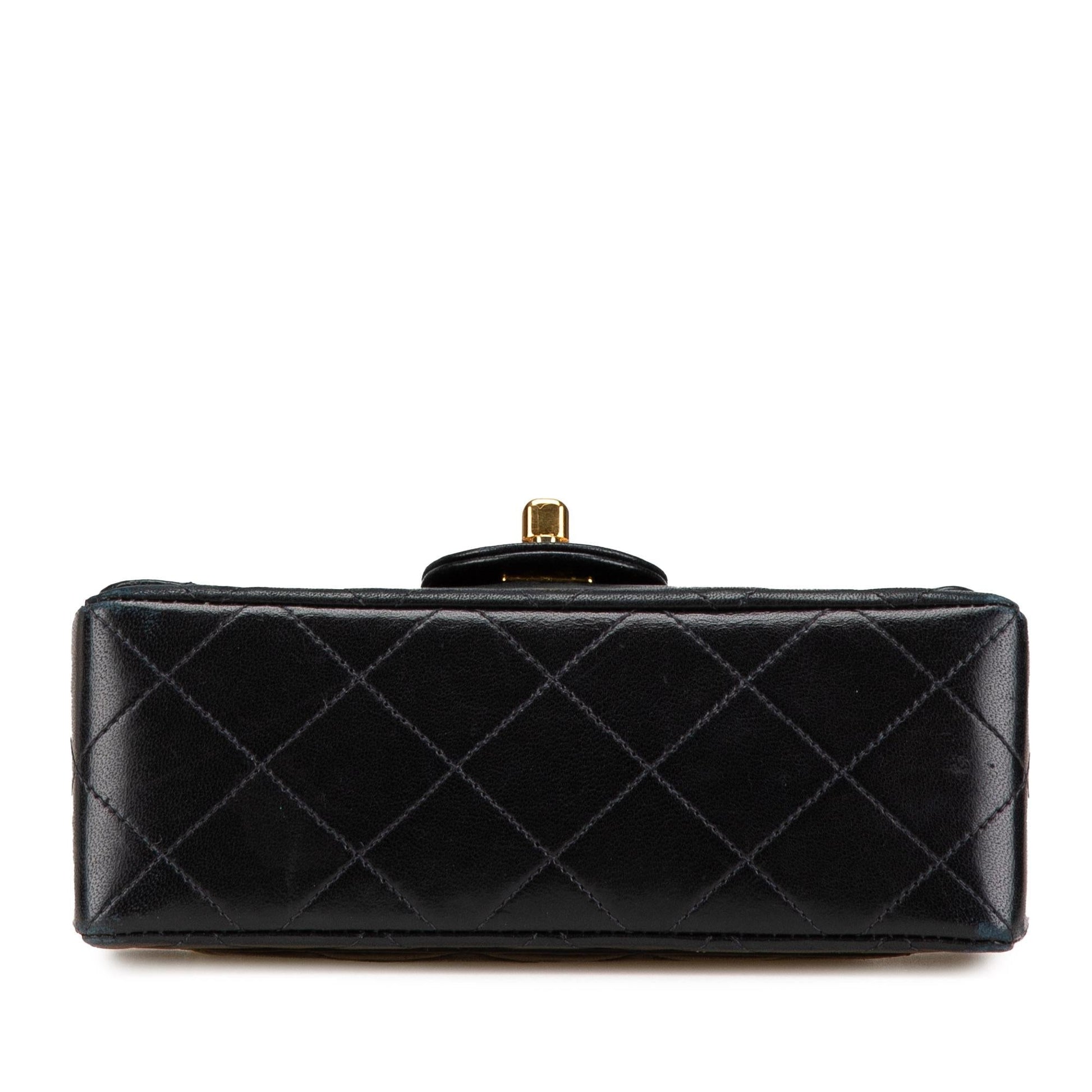 Chanel Square Classic Lambskin Crossbody Bag - Rovelle Bags