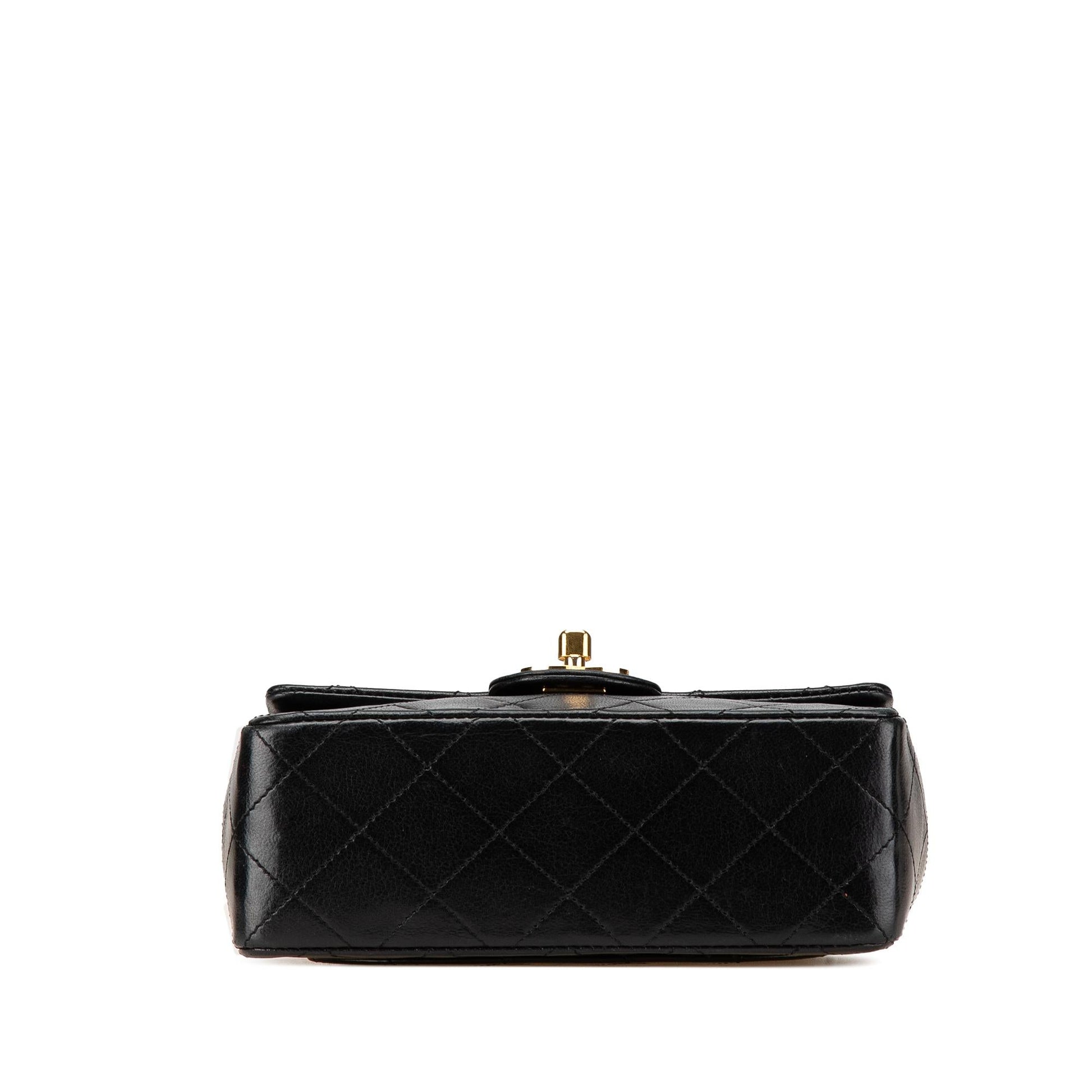 Chanel Square Classic Lambskin Crossbody Bag - Rovelle Bags