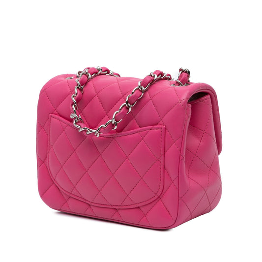 Chanel Square Classic Lambskin Crossbody Bag - Rovelle Bags