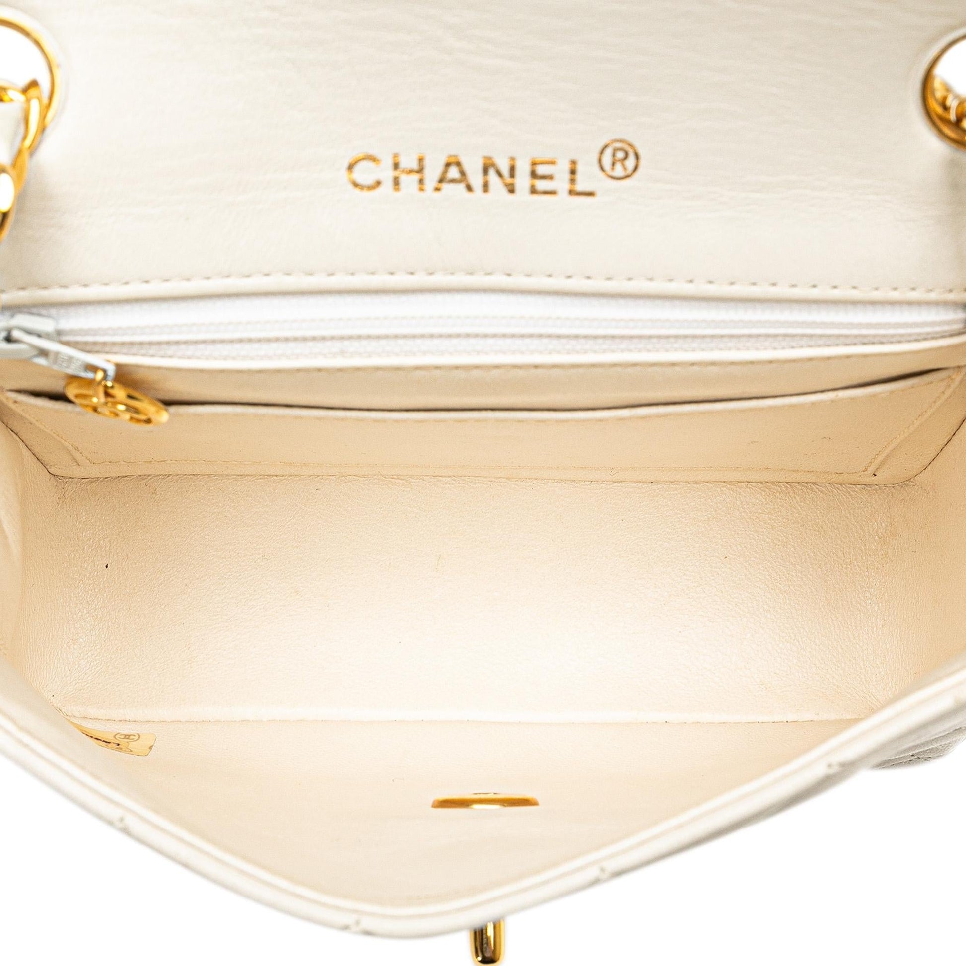 Chanel Square Classic Lambskin Crossbody Bag - Rovelle Bags