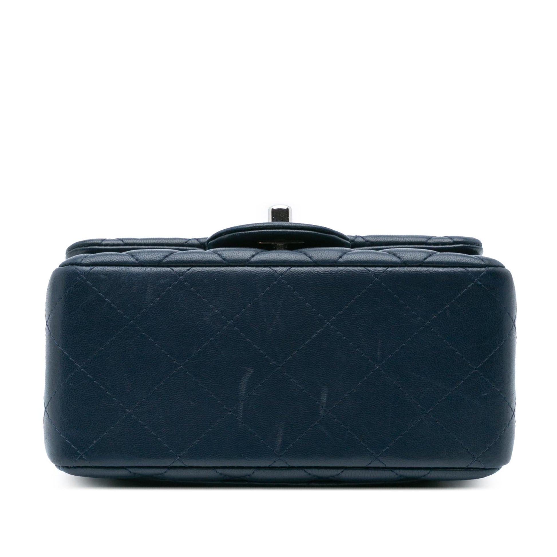 Chanel Square Classic Lambskin Crossbody Bag - Rovelle Bags