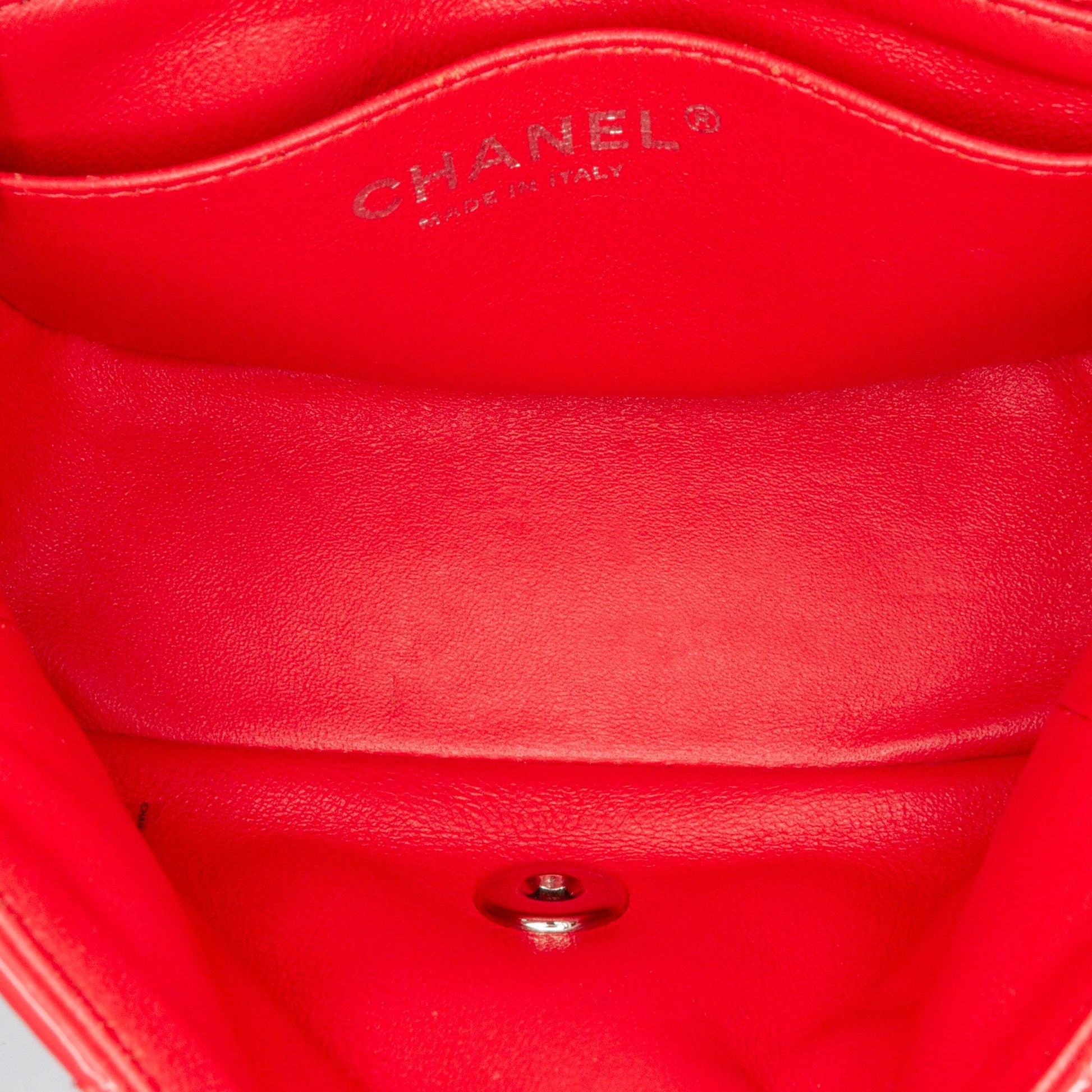 Chanel Square Classic Patent Crossbody Bag - Rovelle Bags