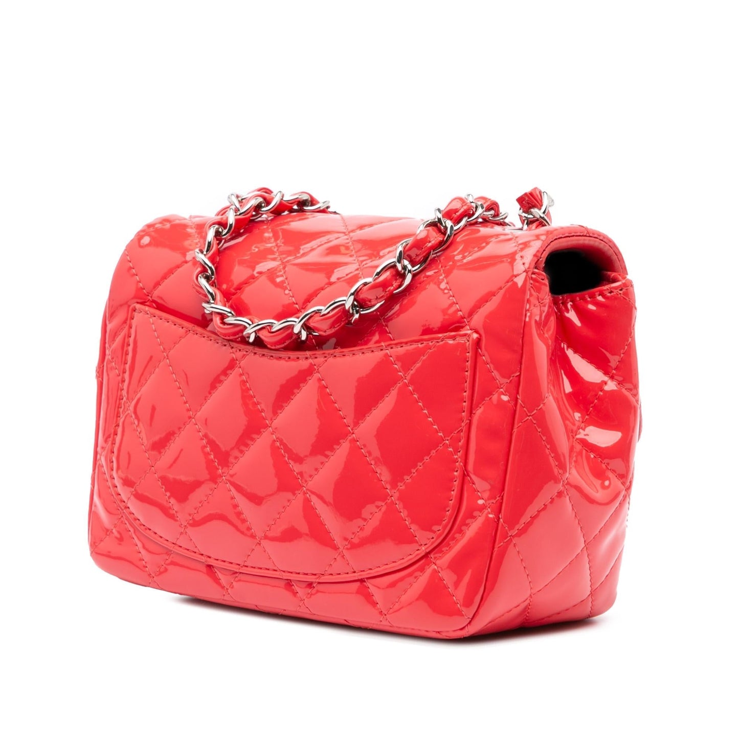 Chanel Square Classic Patent Crossbody Bag - Rovelle Bags