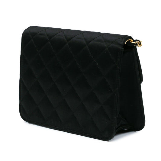 Chanel Square Classic Satin Crossbody Bag - Rovelle Bags