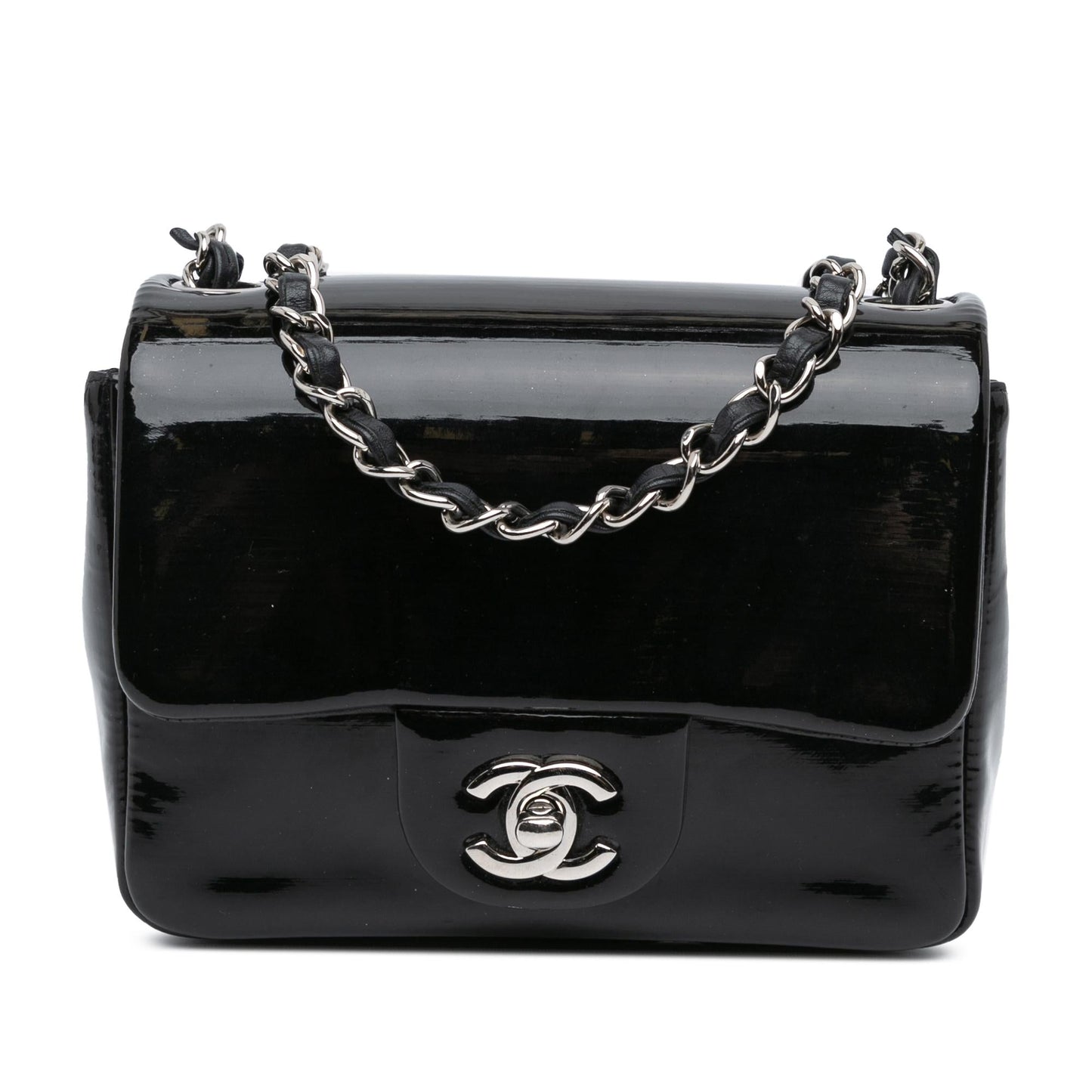 Chanel Square Patent Single Crossbody Bag - Rovelle Bags
