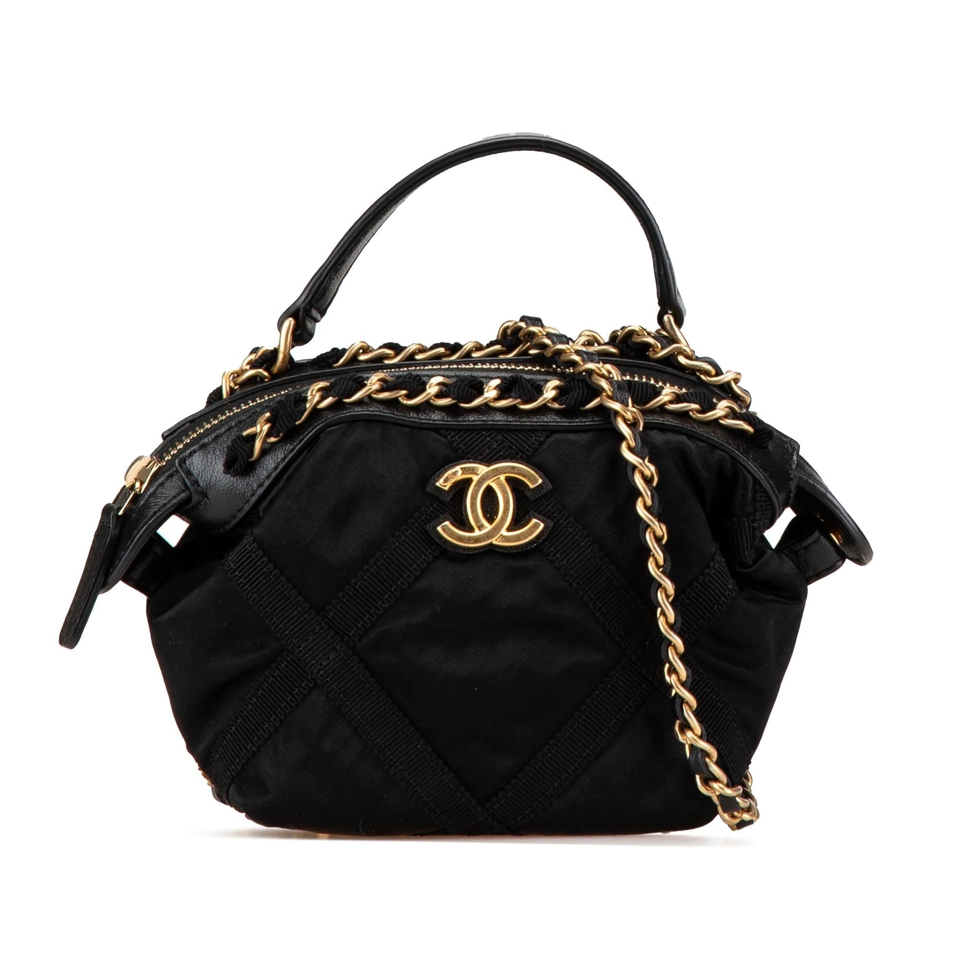 Chanel Nylon Grosgrain Lifestyle Clutch Bag - Rovelle Bags