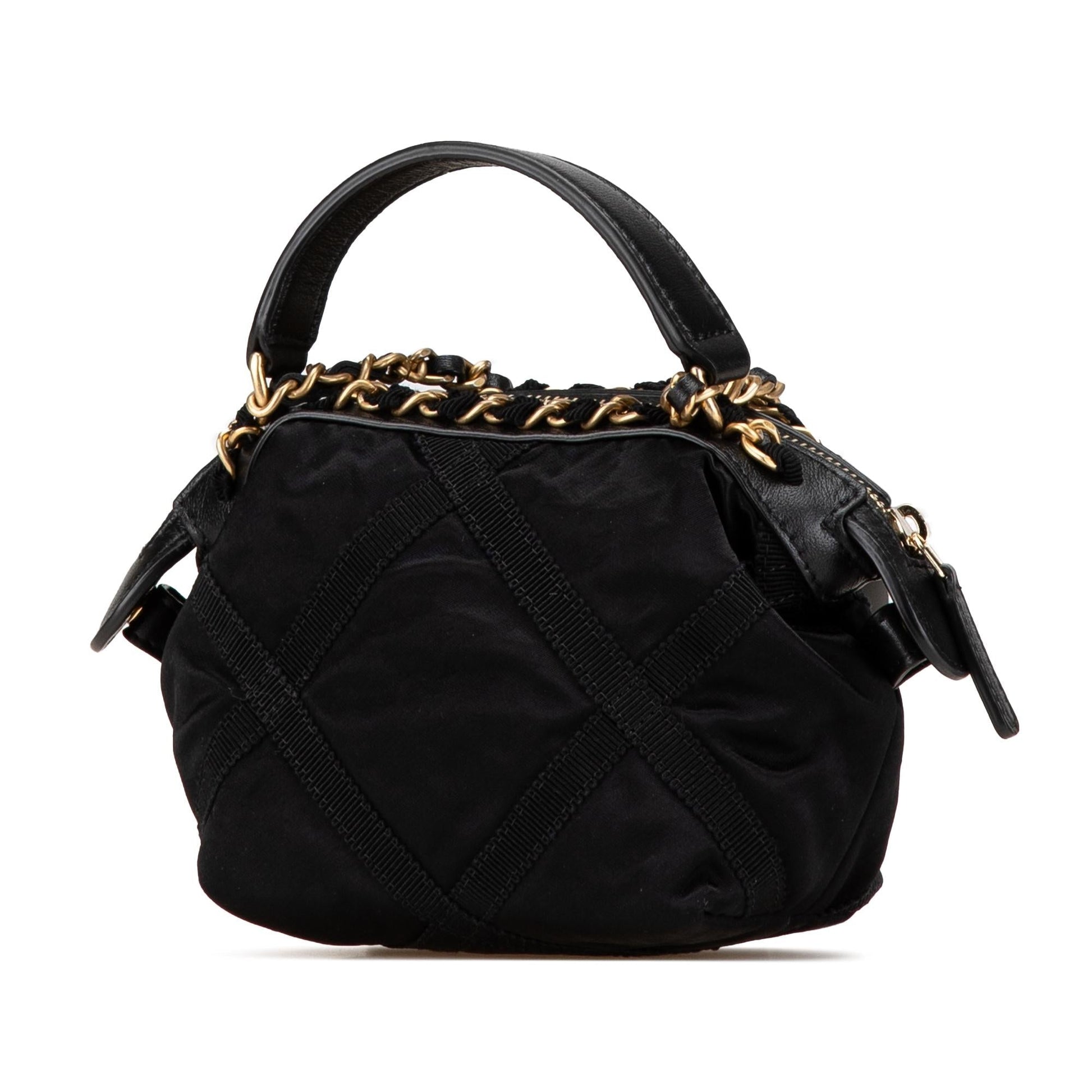 Chanel Nylon Grosgrain Lifestyle Clutch Bag - Rovelle Bags