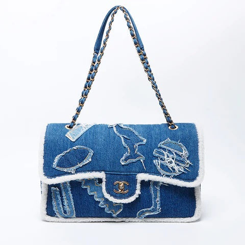 Chanel -EGYPT HEIROGLYPH JUMBO Flap Bag - Rovelle Bags