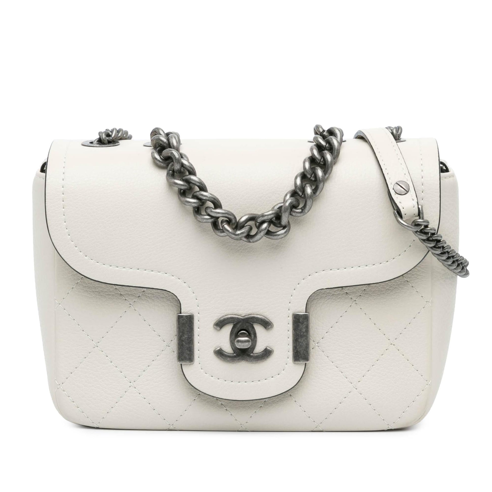Chanel -Greece Calfskin Archi Shoulder Bag - Rovelle Bags
