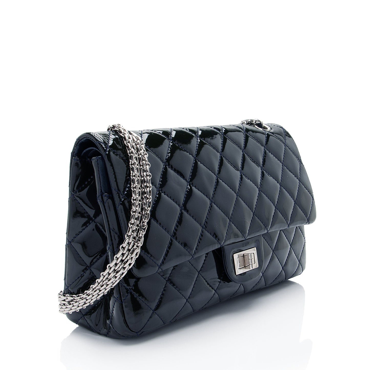 Chanel Patent Leather Calfskin Flap Bag - Rovelle Bags