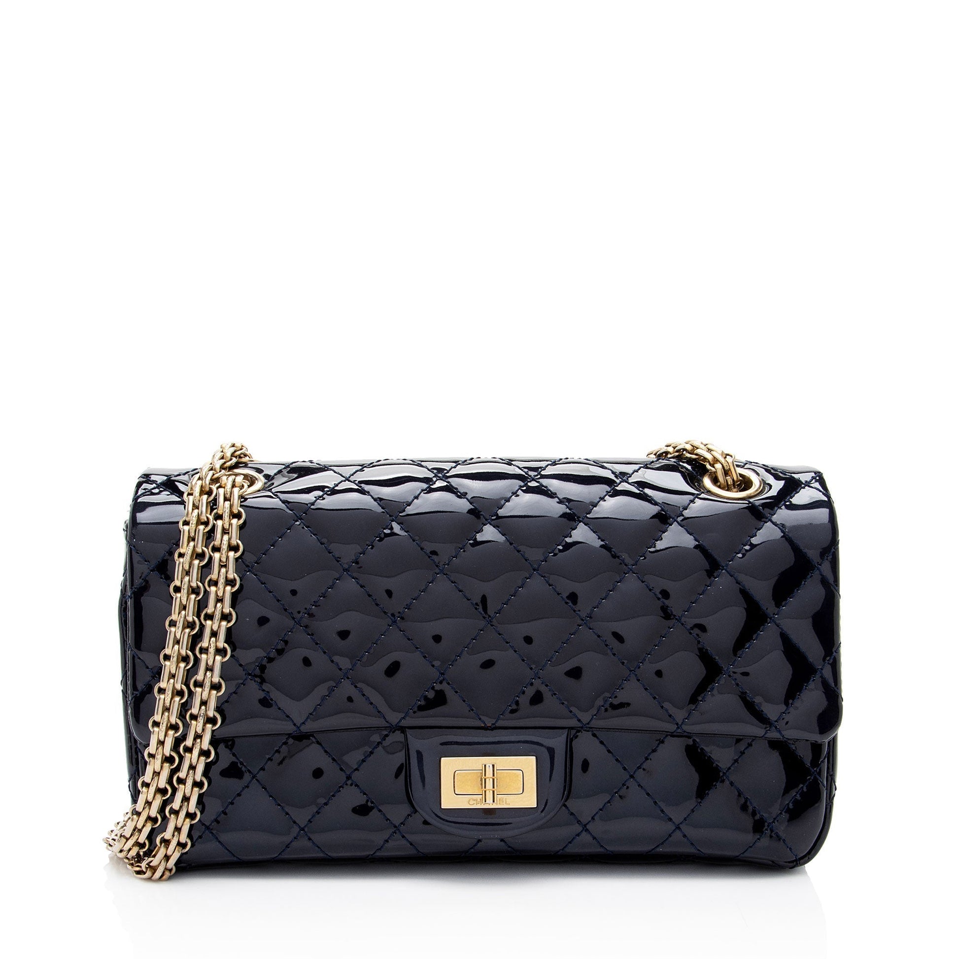 Chanel Patent Leather Reissue Flap Bag - Rovelle Bags