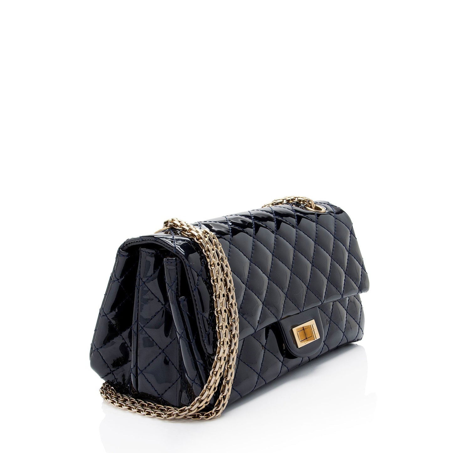Chanel Patent Leather Reissue Flap Bag - Rovelle Bags