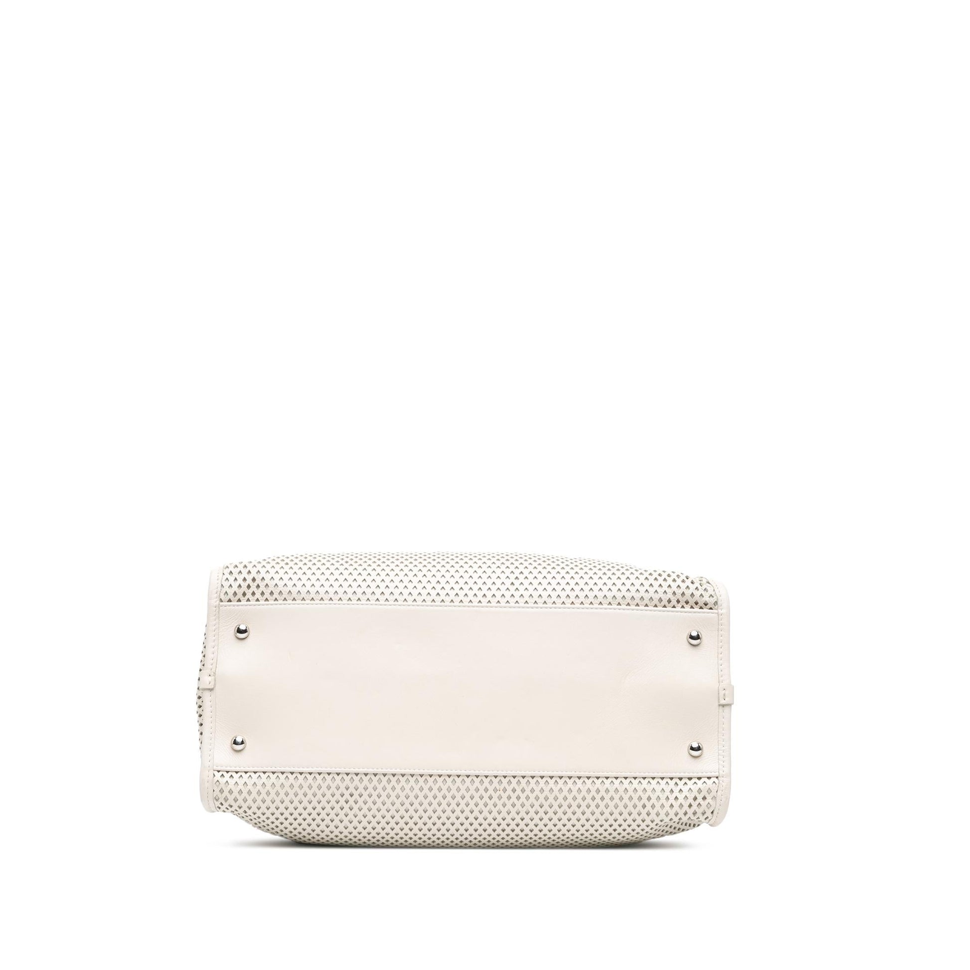 Chanel Perforated Calfskin Up Satchel Bag - Rovelle Bags