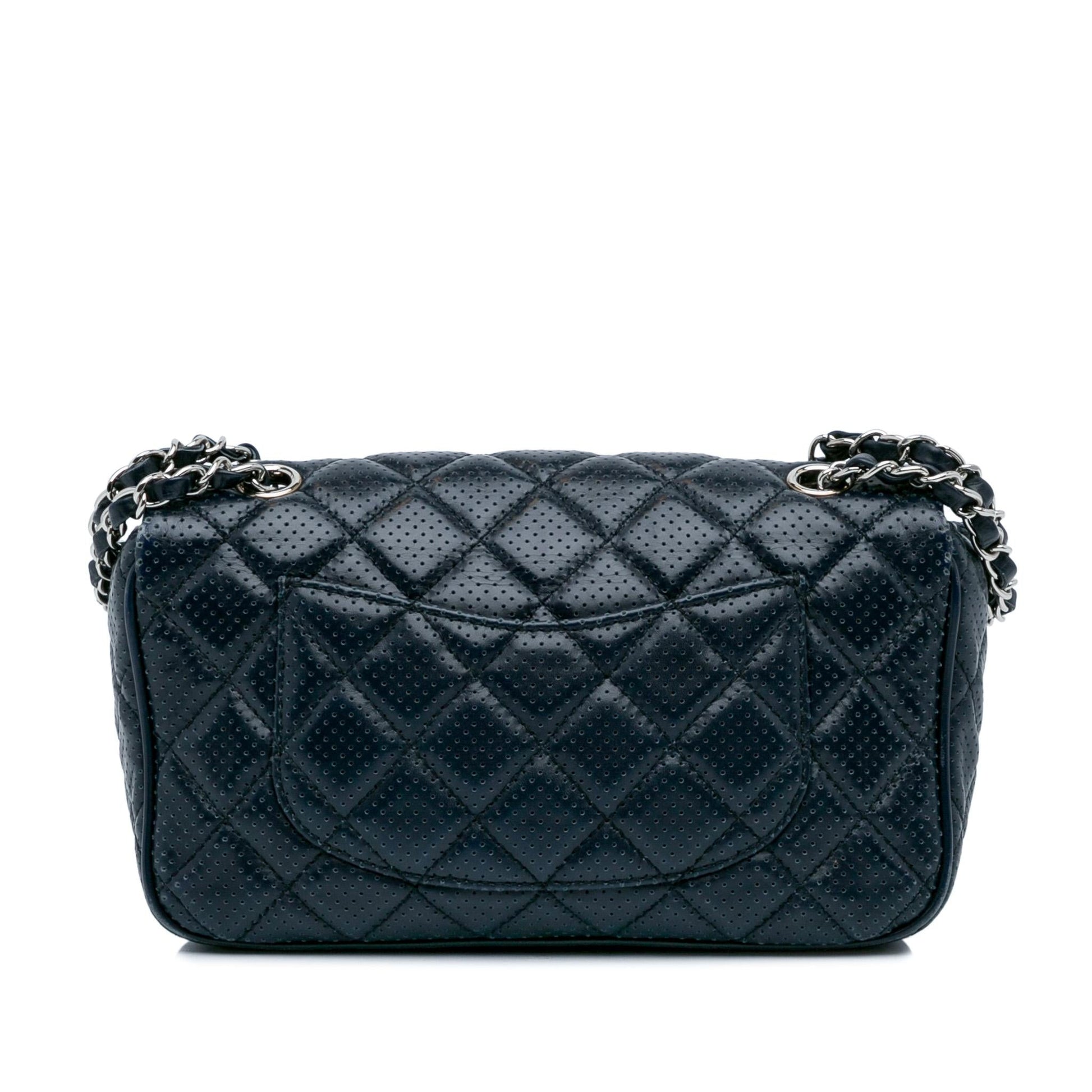 Chanel Perforated Classic Rectangular Shoulder Bag - Rovelle Bags