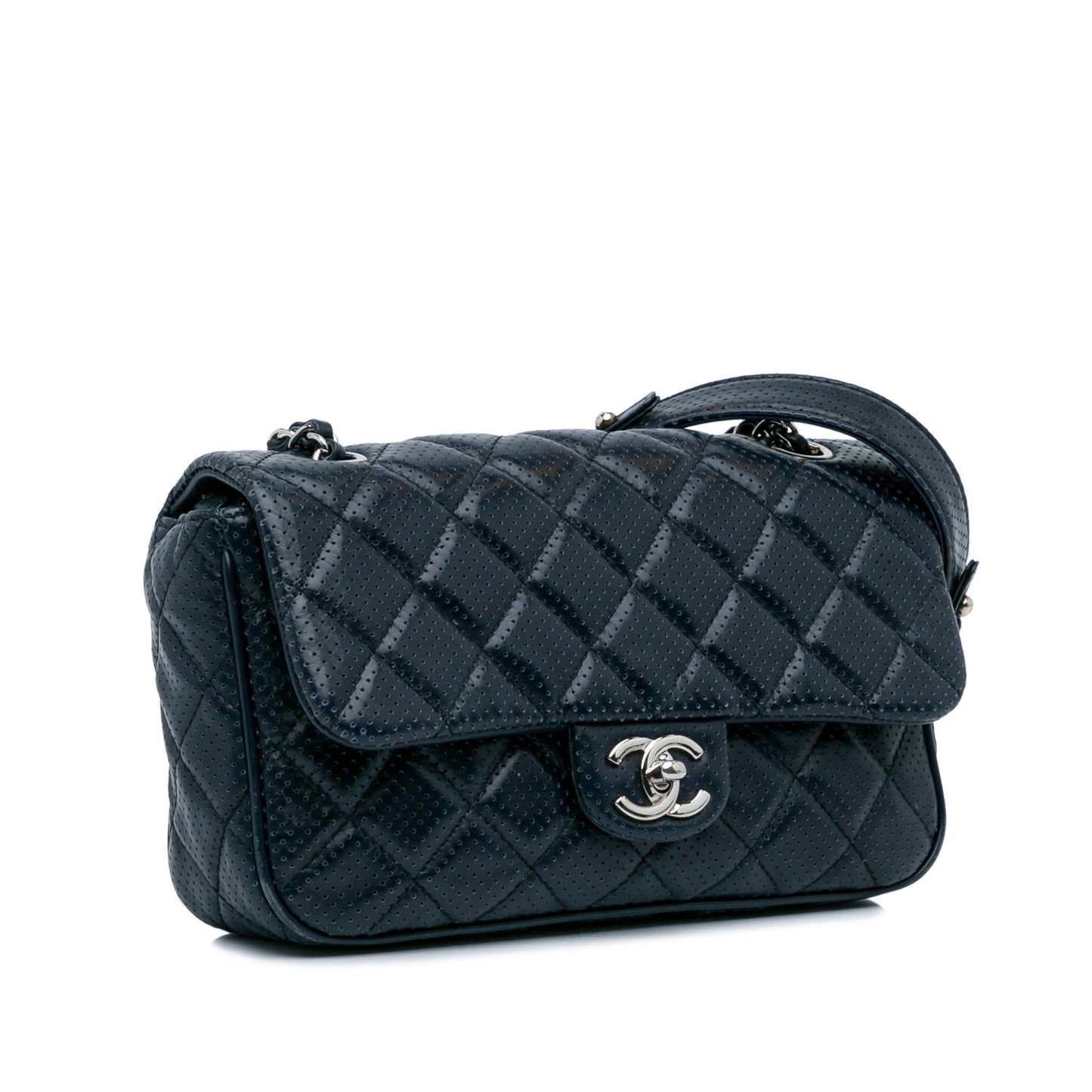 Chanel Perforated Classic Rectangular Shoulder Bag - Rovelle Bags