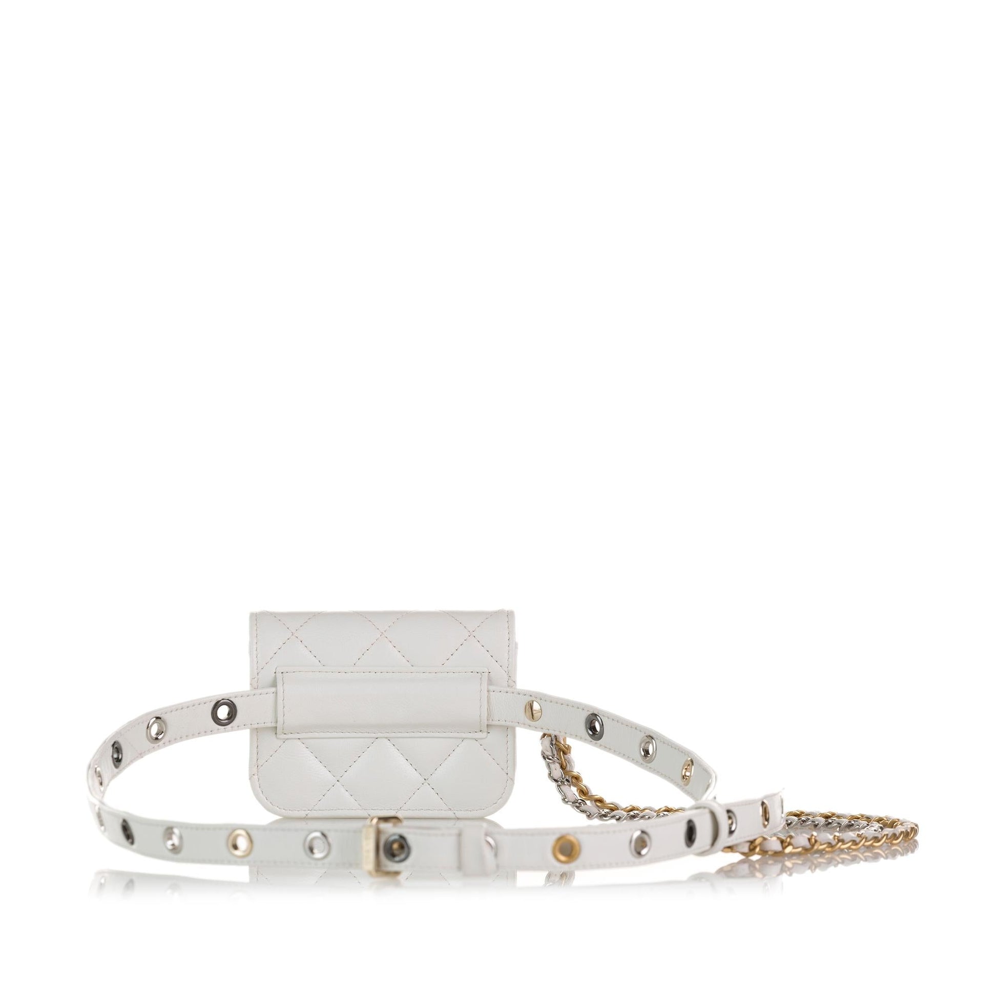 Chanel Punk Chain Leather Handbag - Rovelle Bags
