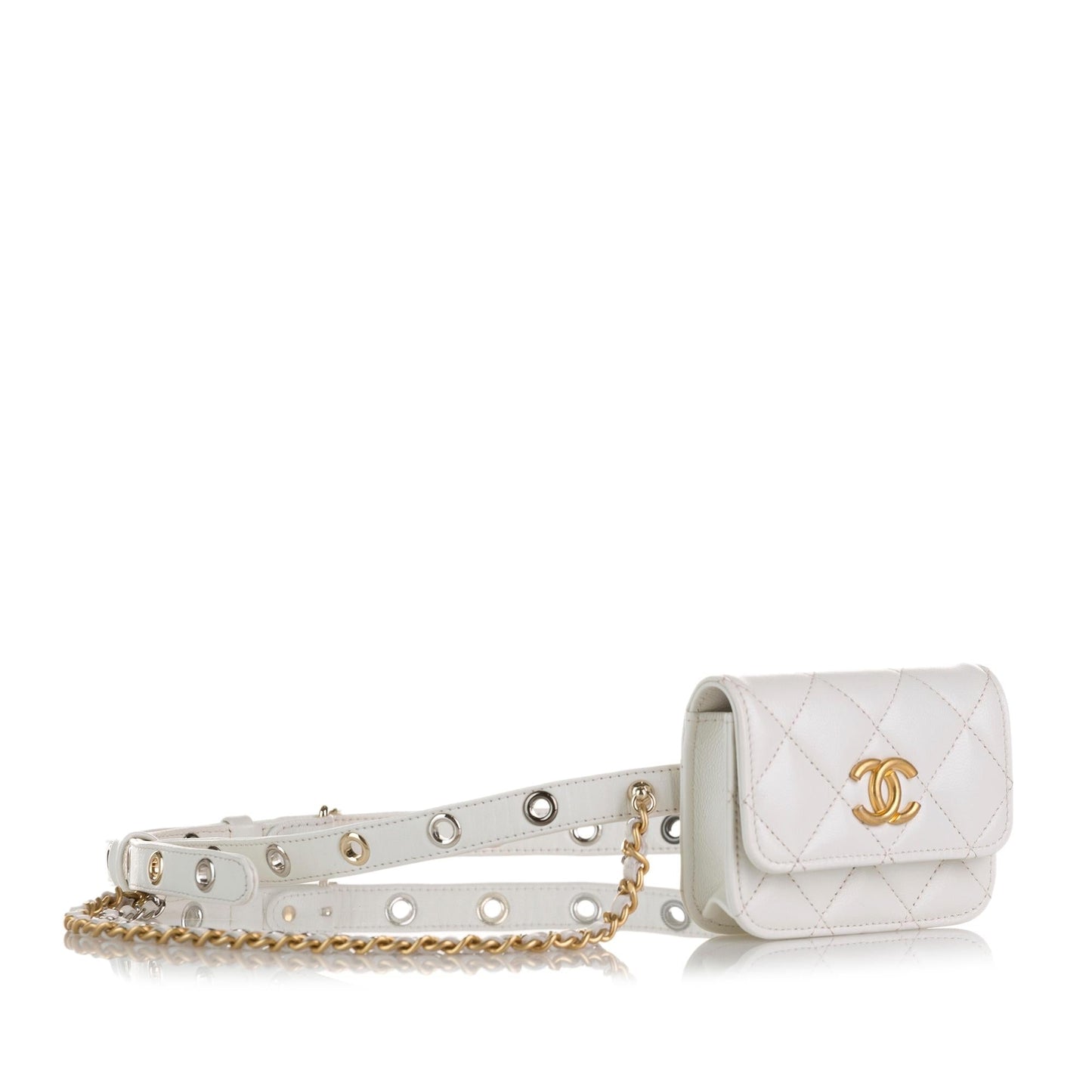 Chanel Punk Chain Leather Handbag - Rovelle Bags