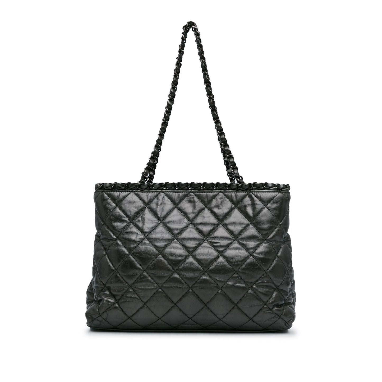 Chanel Quilted Aged Calfskin Tote Bag - Rovelle Bags